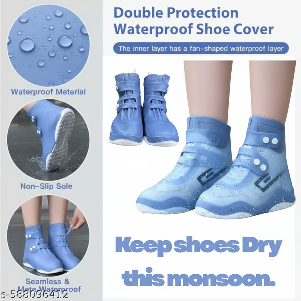 Improved waterproof shoe cover promotional image